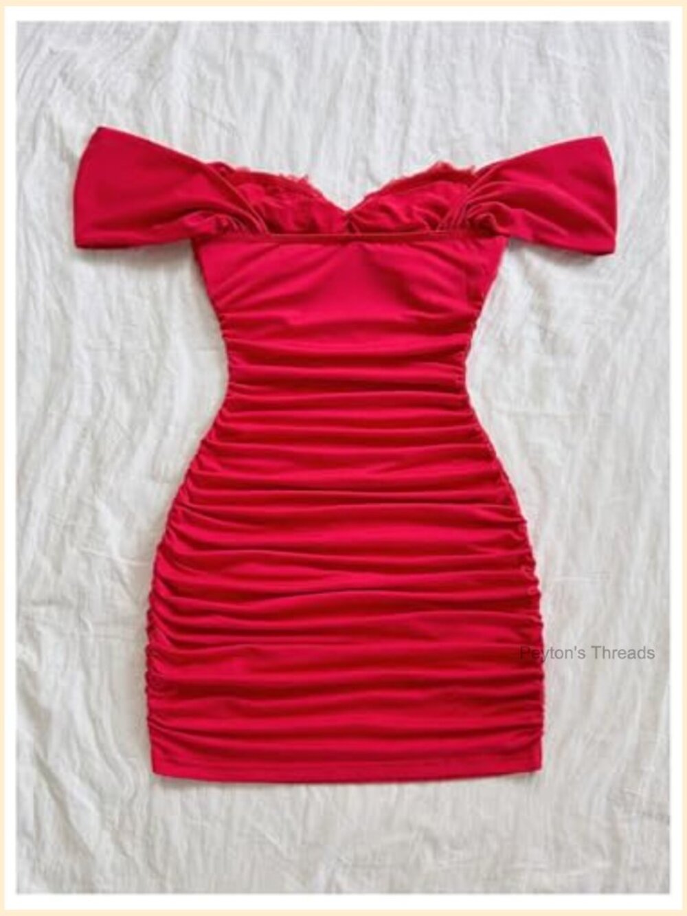 Off Shoulder Bodycon Mini Dress with 3D Floral Appliqués